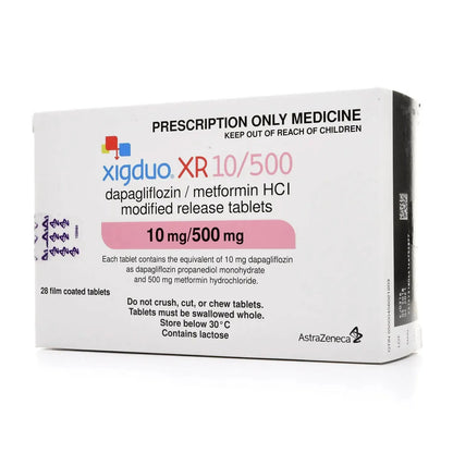 Xigduo Xr 10/500Mg 30Tablets
