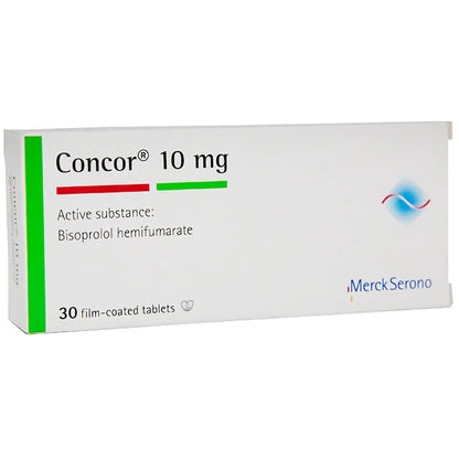 Concor 10Mg 30 Tablets