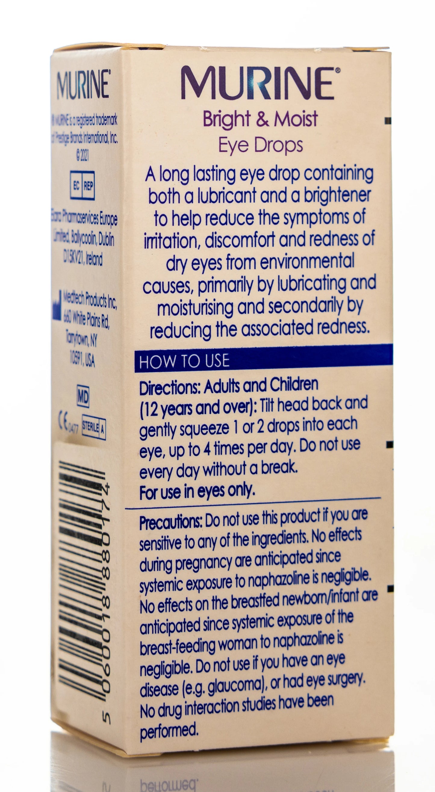 Murine Bright And Moist Eye Drops 15Ml