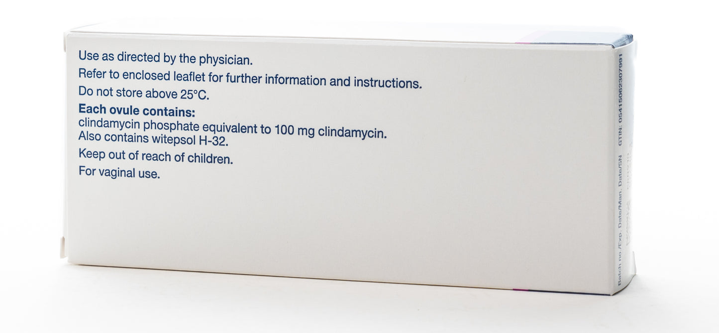 Dalacin 100Mg 3 Ovules
