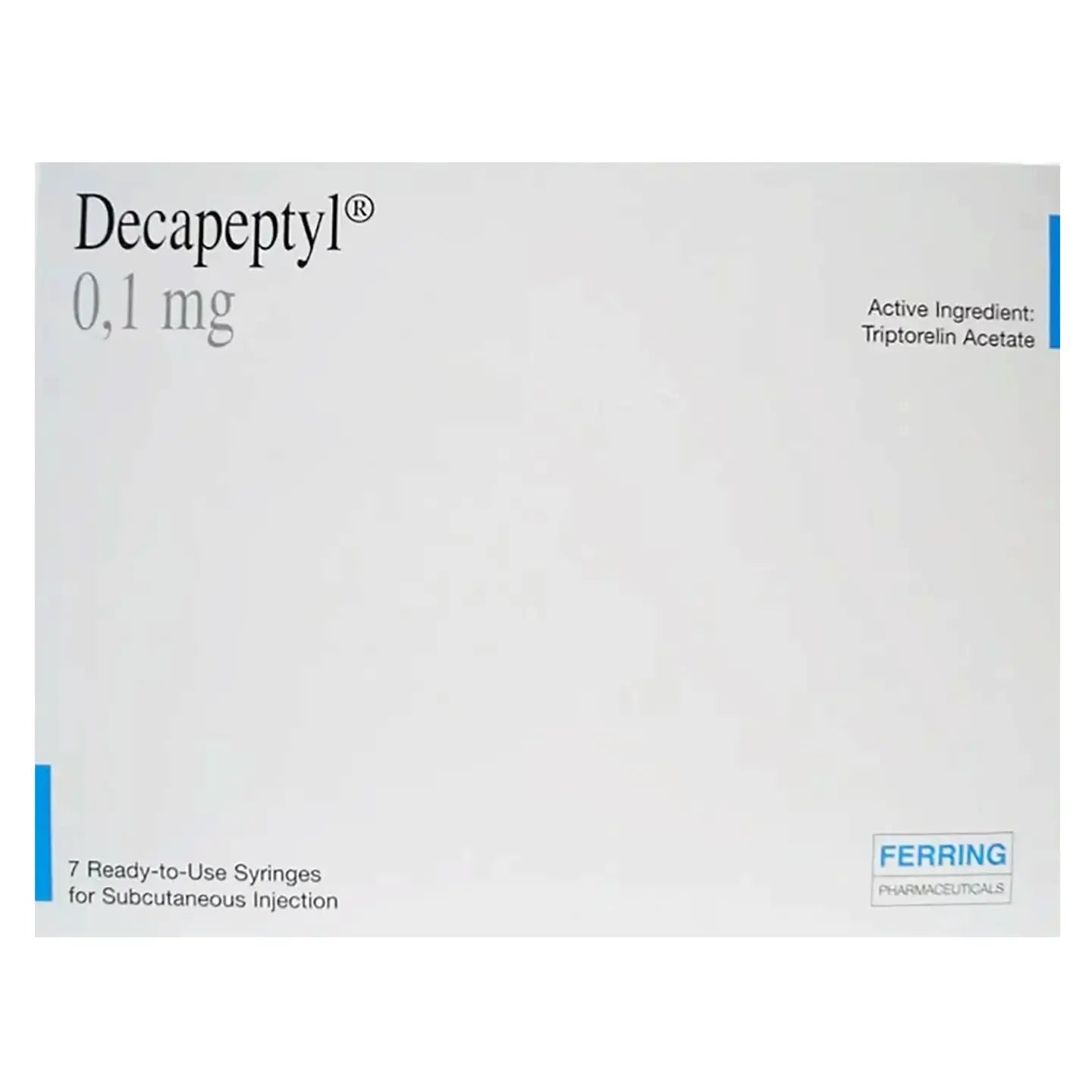 Decapeptyl 0.1Mg 7 Syringes