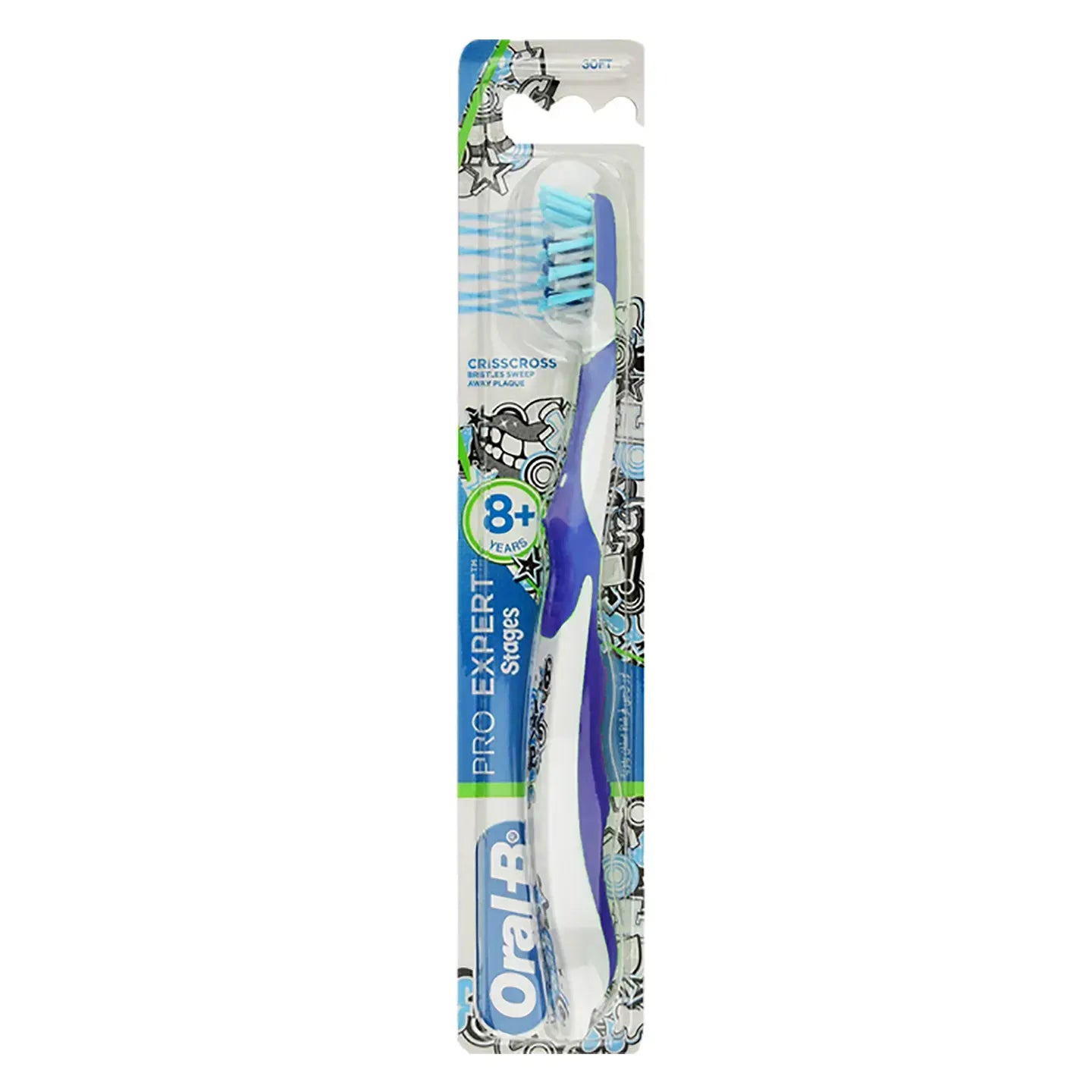 Oral-B Pro-Expert Stages Crisscross +8 Years Toothbrush-Soft