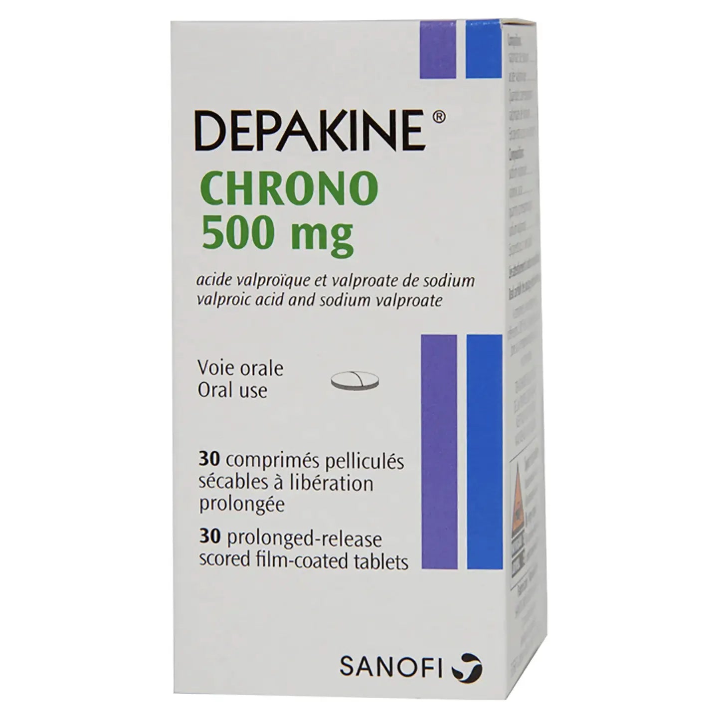 Depakine Chrono 500 Mg Sr 30 Tablets