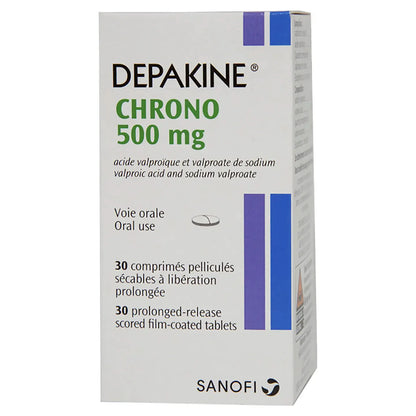 Depakine Chrono 500 Mg Sr 30 Tablets