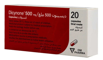 Dicynone 500Mg 20 Tablets