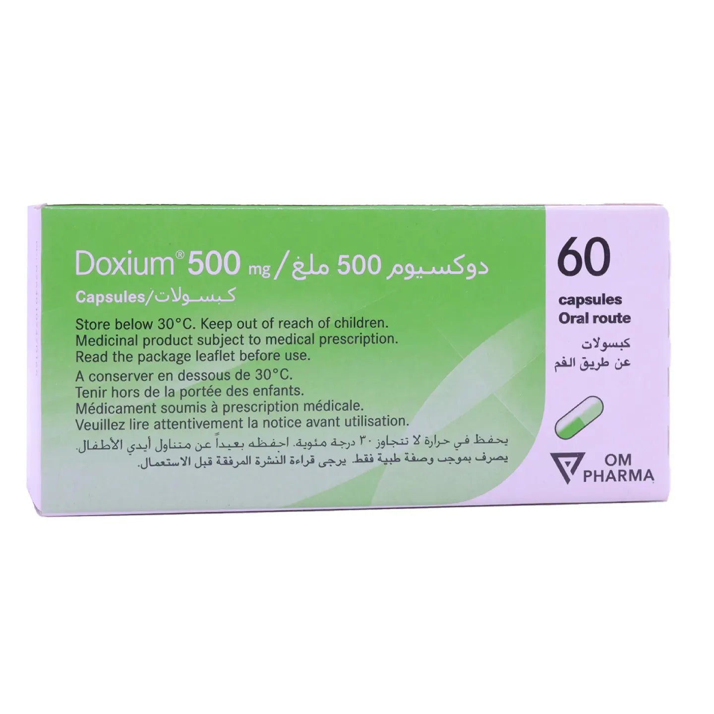 Doxium 500Mg 60 Capsules