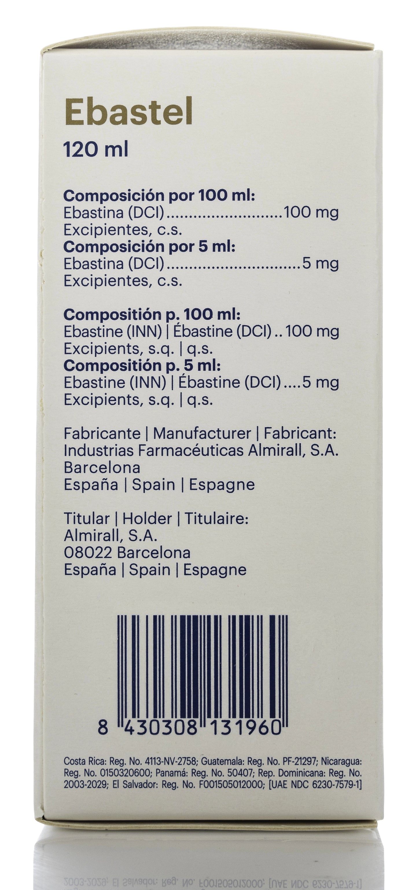 Ebastel Syrups 120Ml