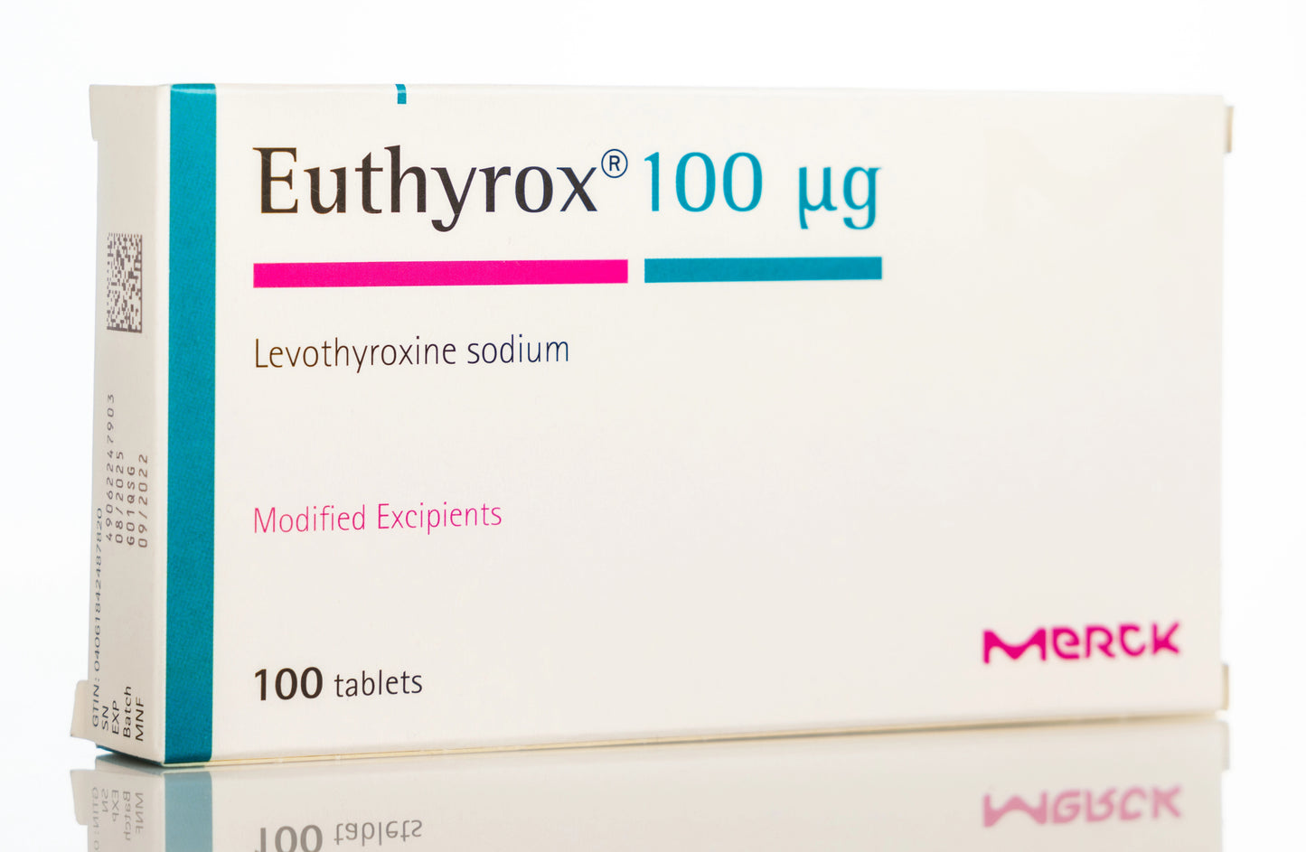 Euthyrox 100Mcg 100 Tablets