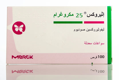 Euthyrox  25Mcg 100 Tablets