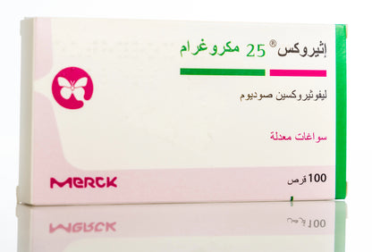 Euthyrox  25Mcg 100 Tablets
