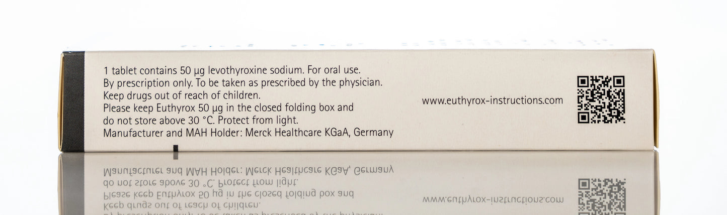 Euthyrox 50Mcg 100 Tablets