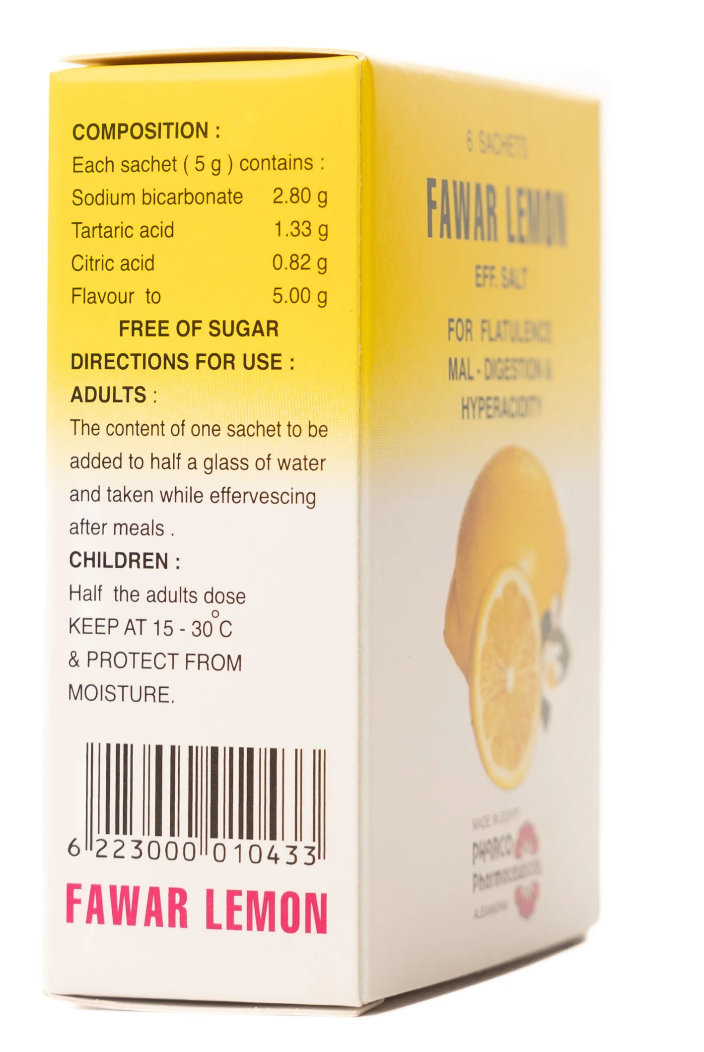 Fawar Lemon 6 sachets