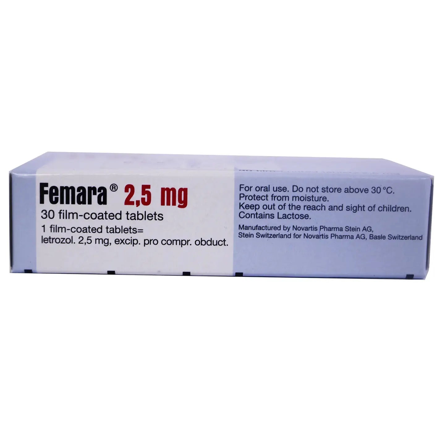 Femara 2.5Mg 30 Tablets
