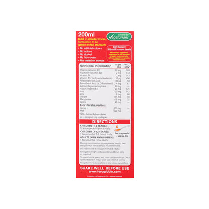 Vitabiotics Feroglobin Syrup 200 Ml