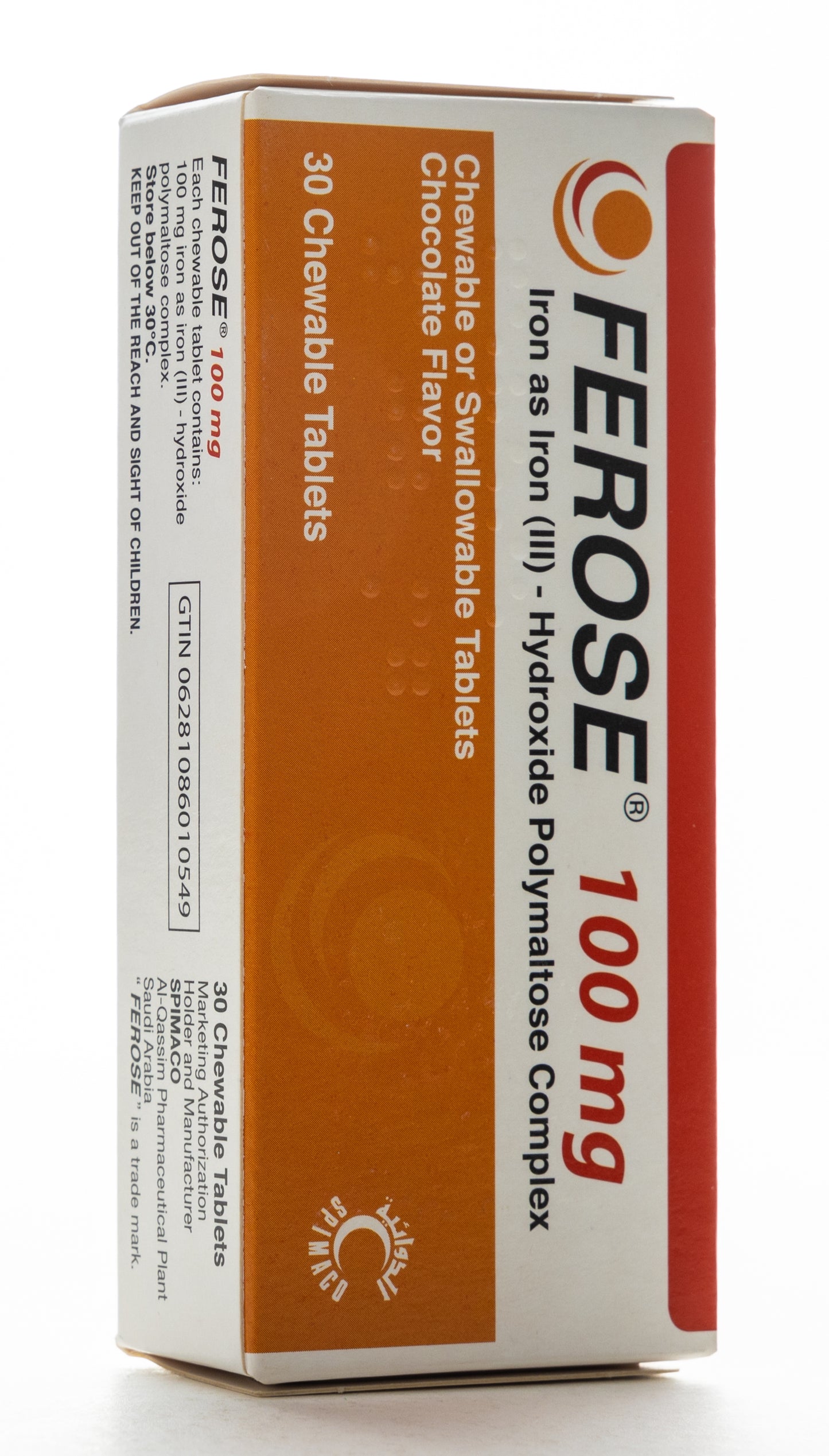 Ferose 30 Chewable  Tablets