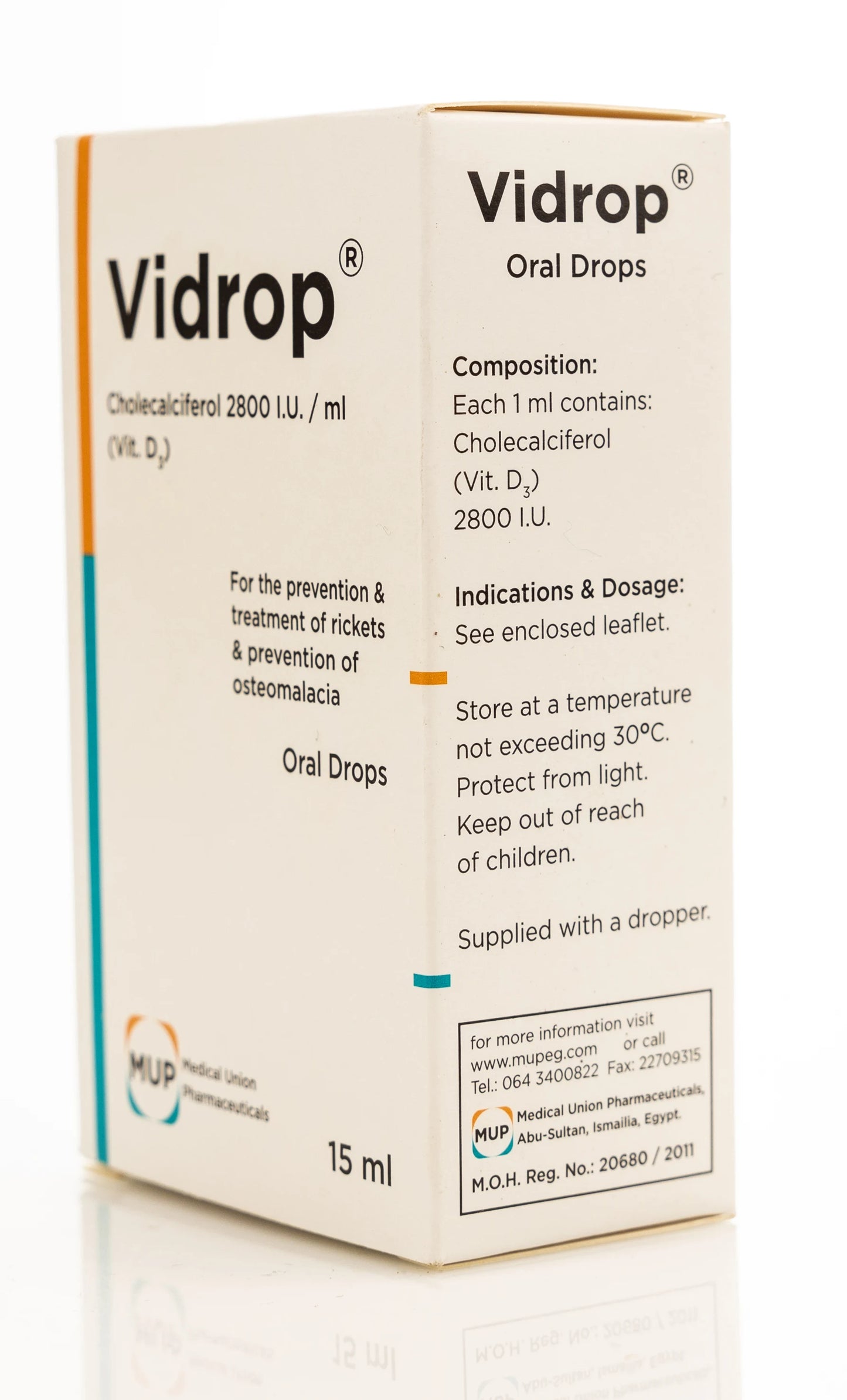 Vidrop Vitamin-D3 2800 IU Oral Drops 15ml