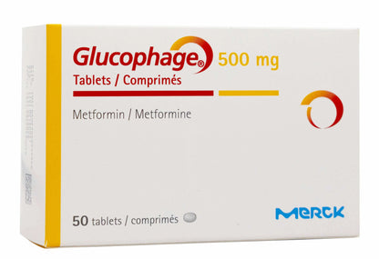 Glucophage 500Mg 50 Tablets