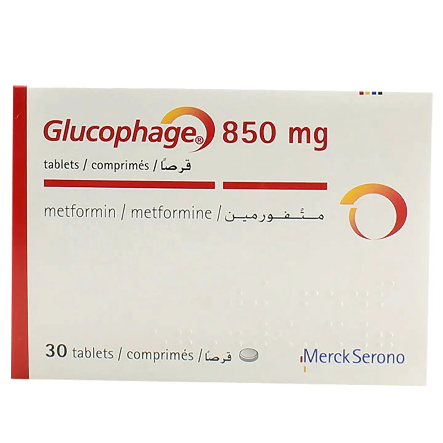 Glucophage 850Mg 30 Tablets