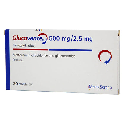 Glucovance 500/2.5Mg 30 Tablets