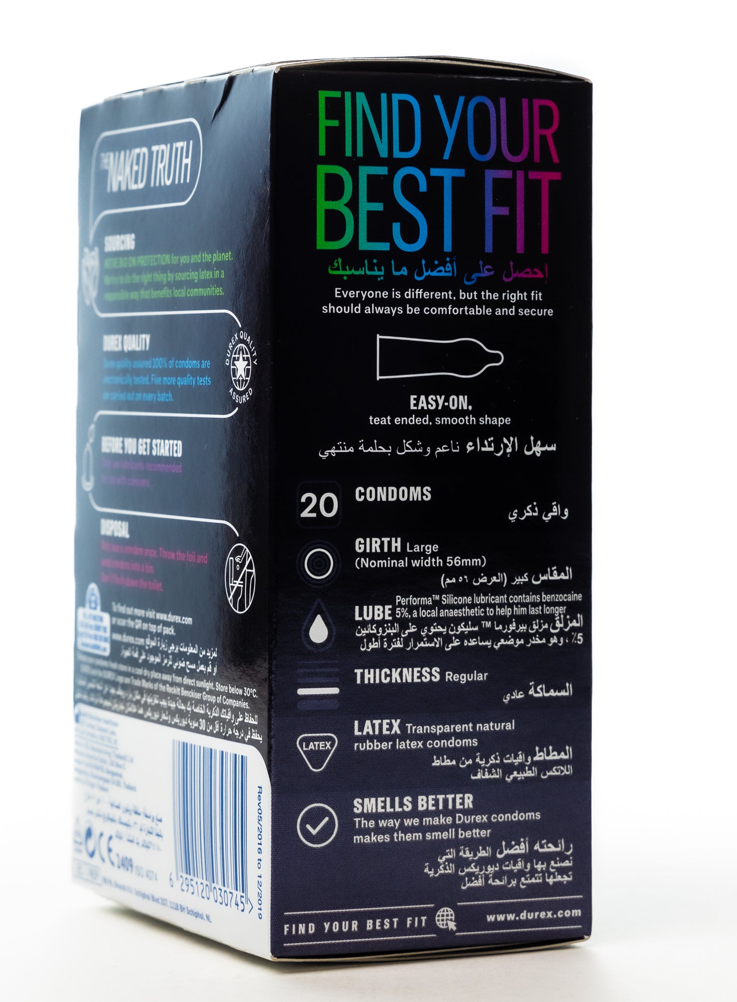 Durex Condom Extend Pleasure 20 Pieces