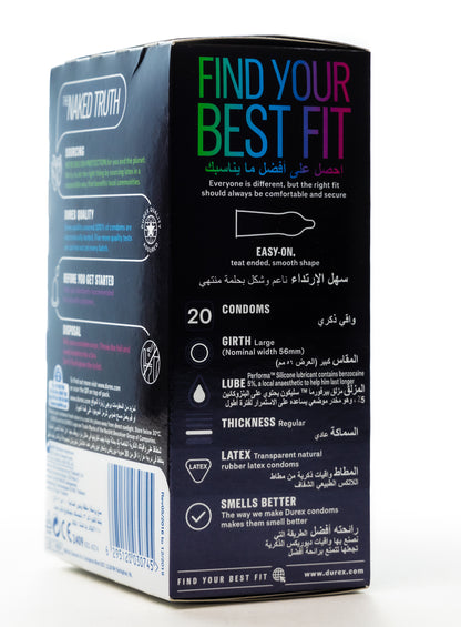 Durex Condom Extend Pleasure 20 Pieces