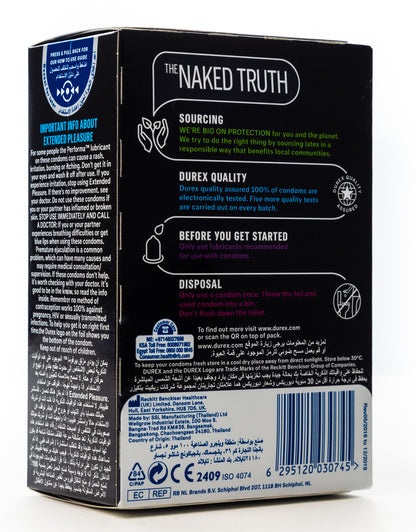 Durex Condom Extend Pleasure 20 Pieces