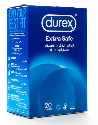Durex Condom Extra Safe 20 Pieces