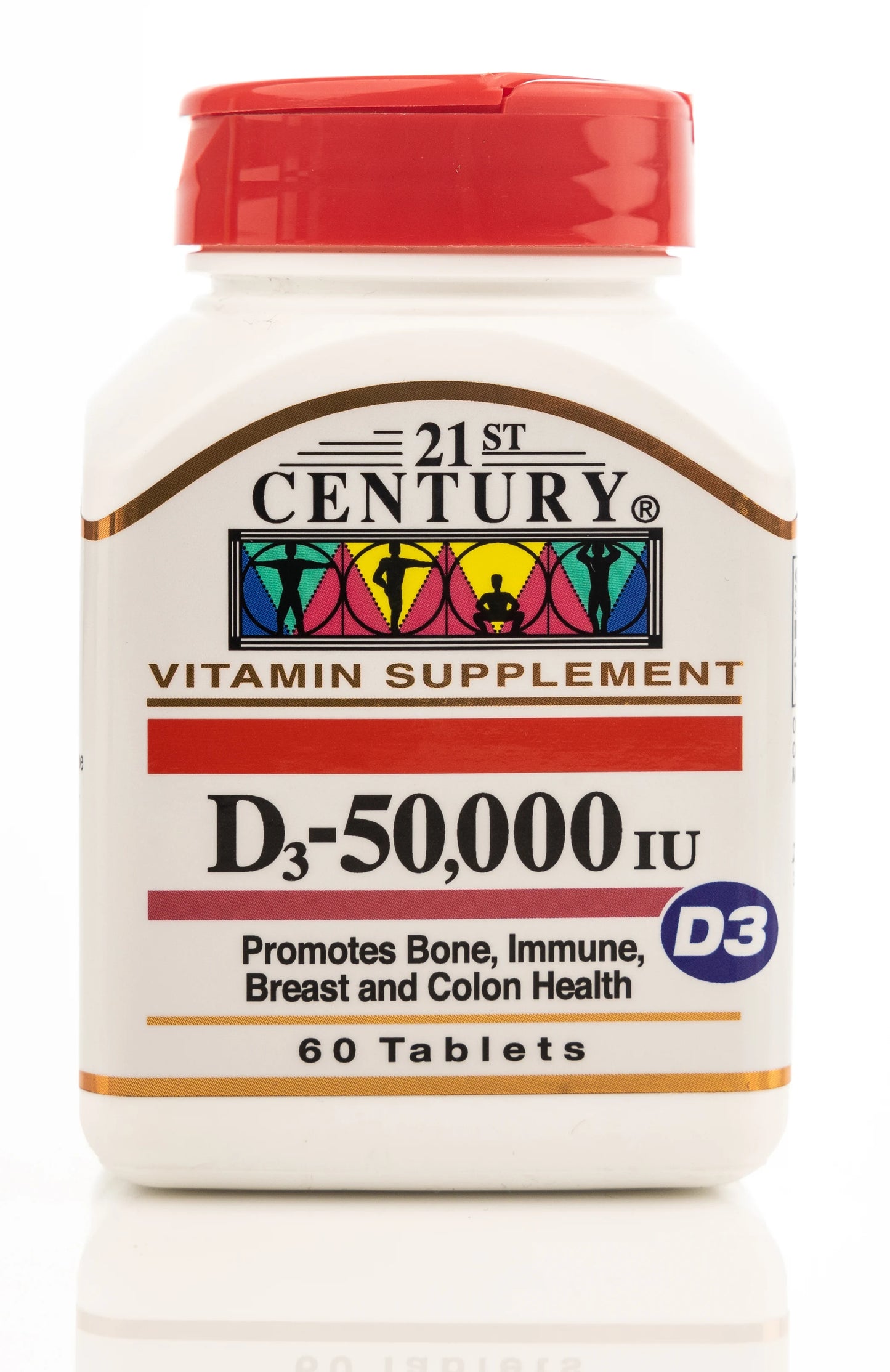 21 Century Vitamin D3 50000 IU 60 Tablet