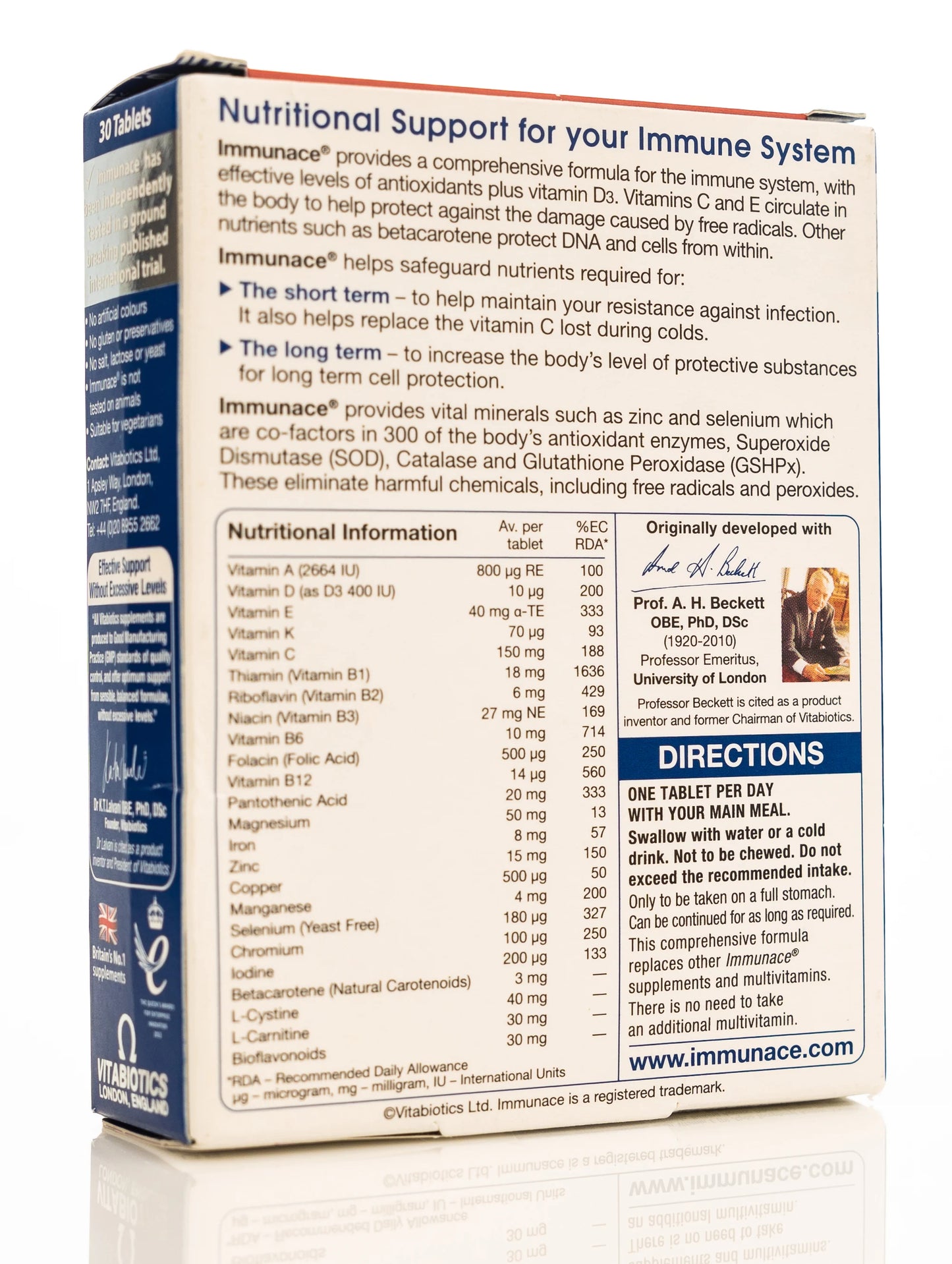 Vitabiotics Immunace 30 Capsules