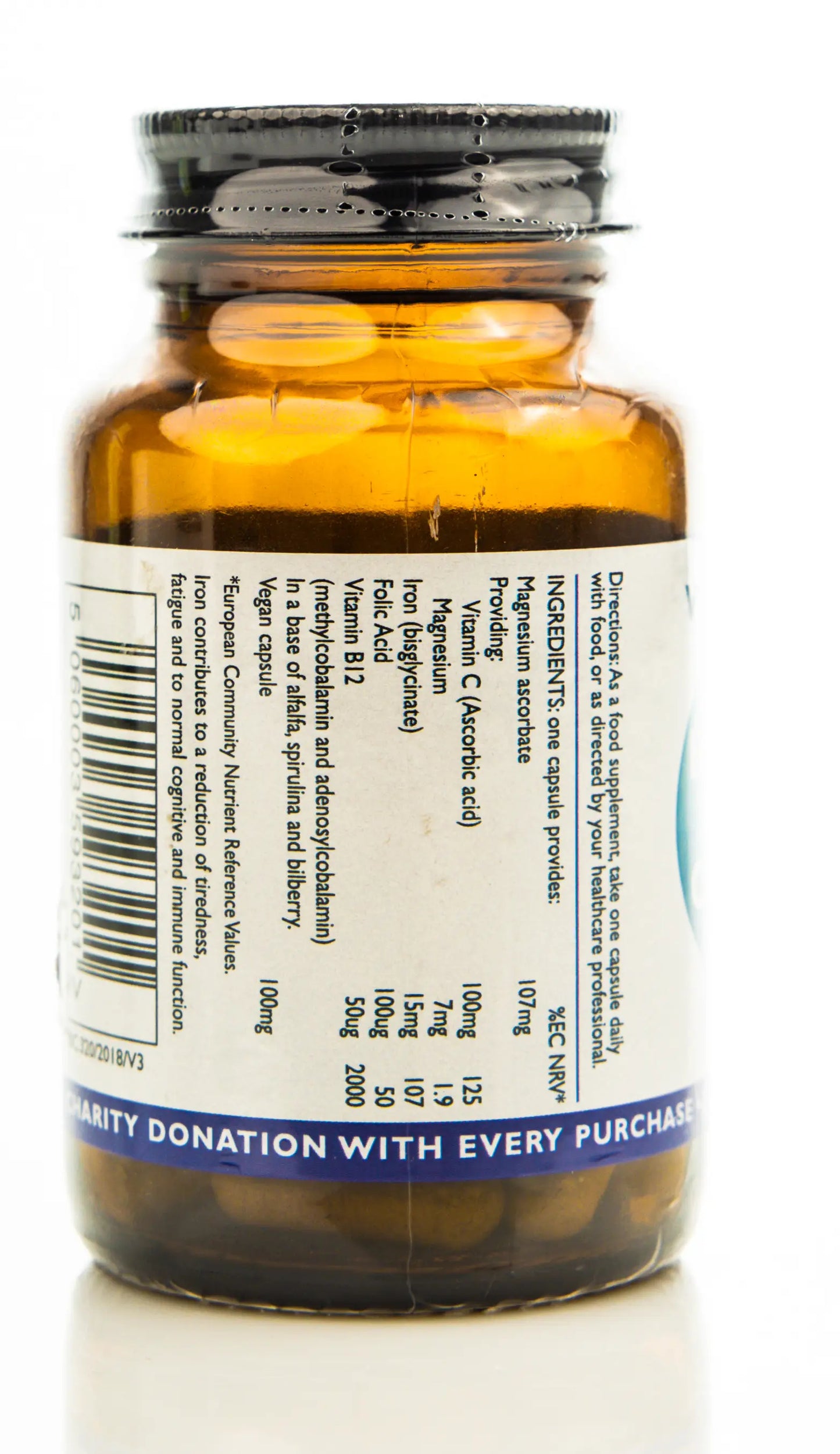 Viridian Balanced Iron Complex 30 Capsules