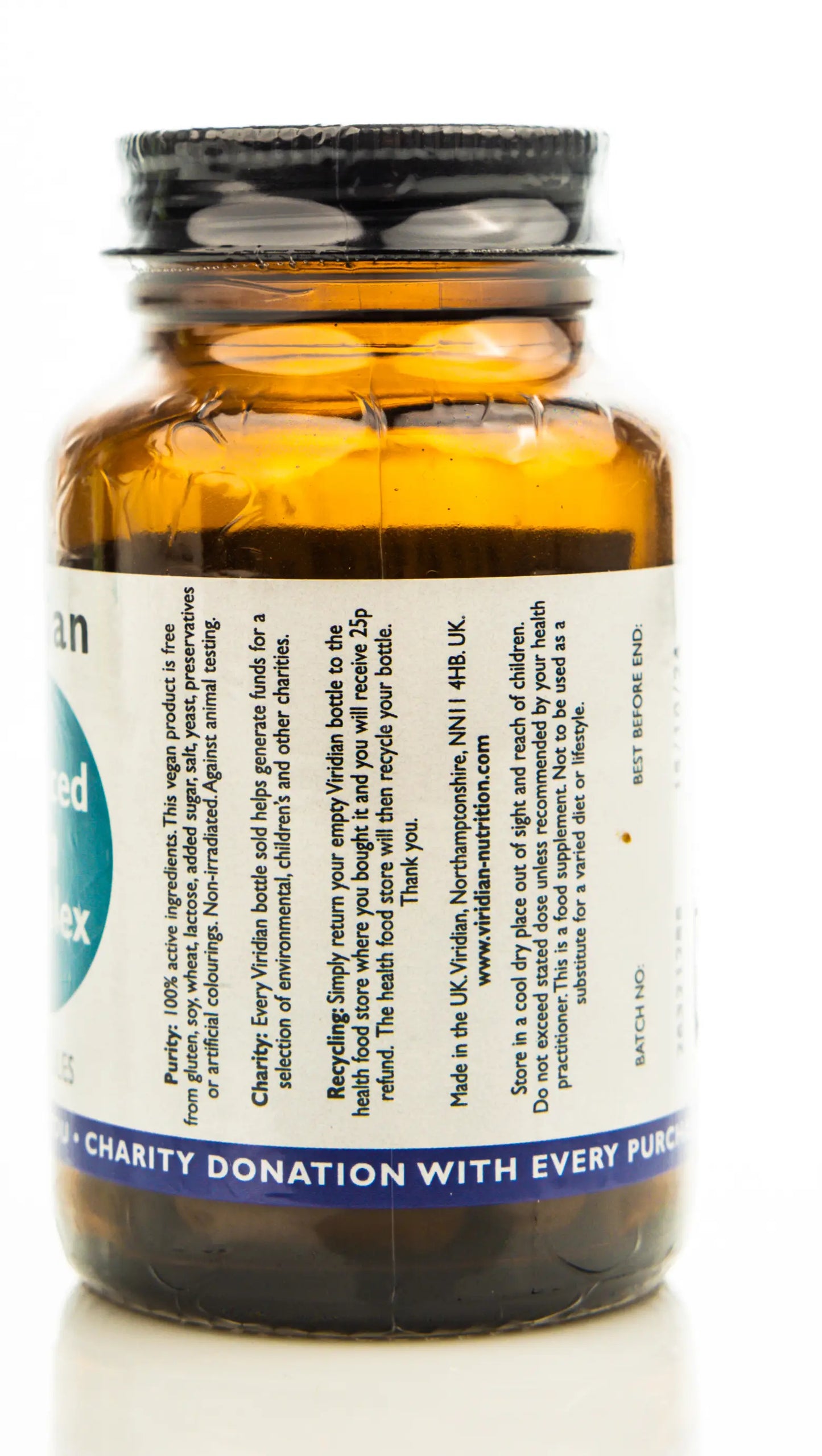 Viridian Balanced Iron Complex 30 Capsules