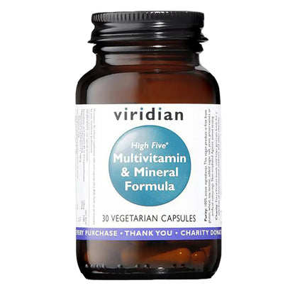 Viridian High Five multivitamin & Mineral Formula 30 Capsules