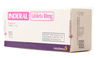 Inderal 10Mg 50 Tablets