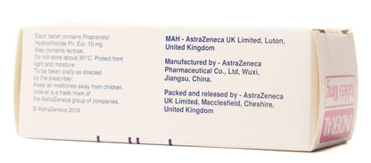 Inderal 10Mg 50 Tablets