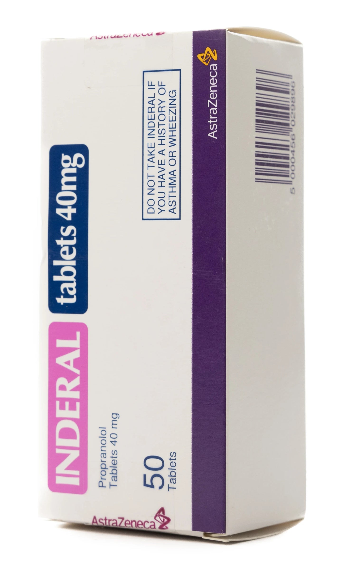 Inderal 40Mg 50 Tablets