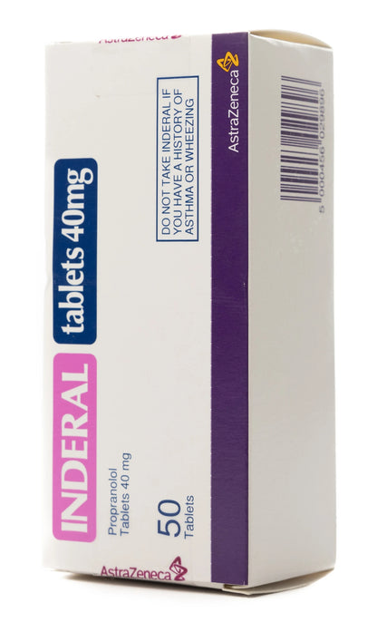 Inderal 40Mg 50 Tablets
