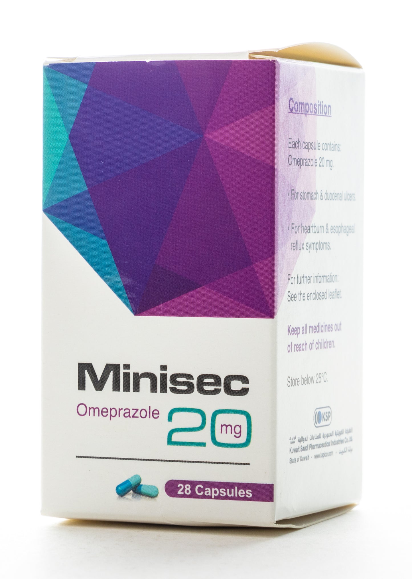 Minisec 20Mg 28 Capsules
