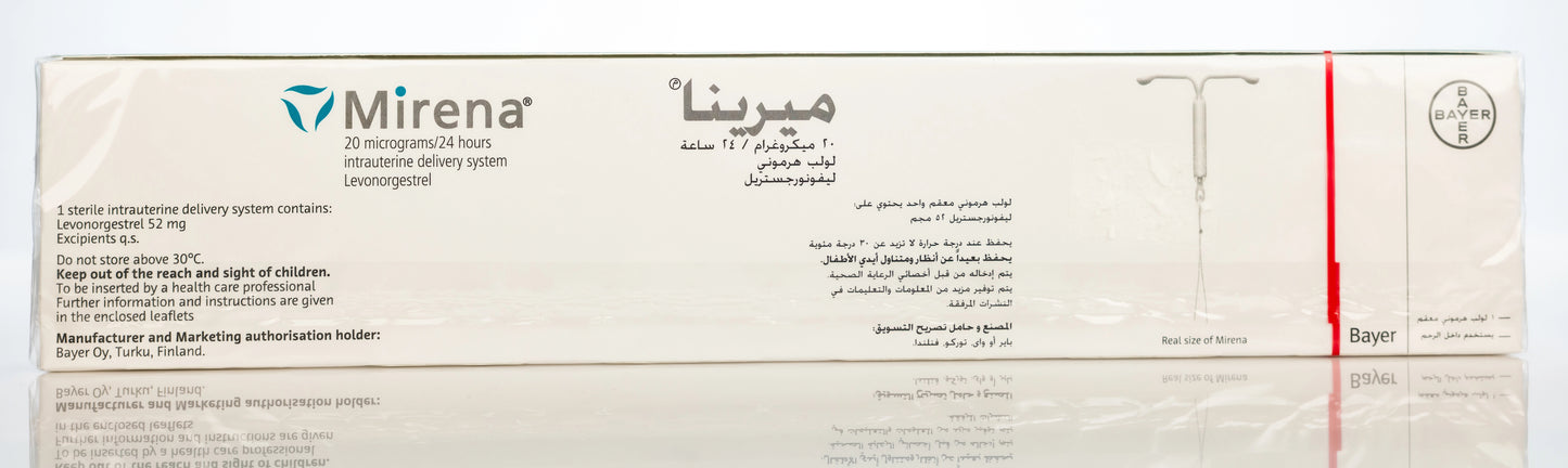 Mirena Intrauterine System 20 Mcg/24Hr 1 Piece