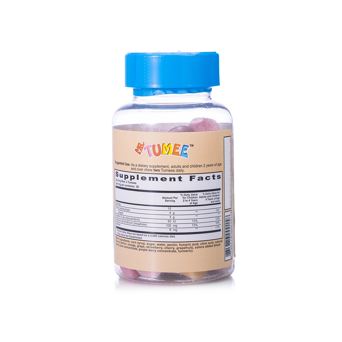 Mr Tumee Calcium plus Vitamin D 60 Gummies
