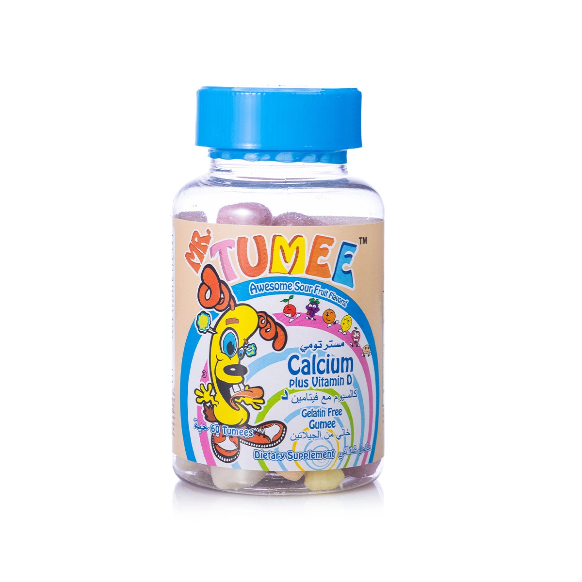 Mr Tumee Calcium plus Vitamin D 60 Gummies