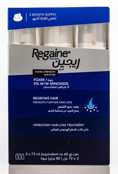 Regaine Foam Men 73Ml 3 Pieces