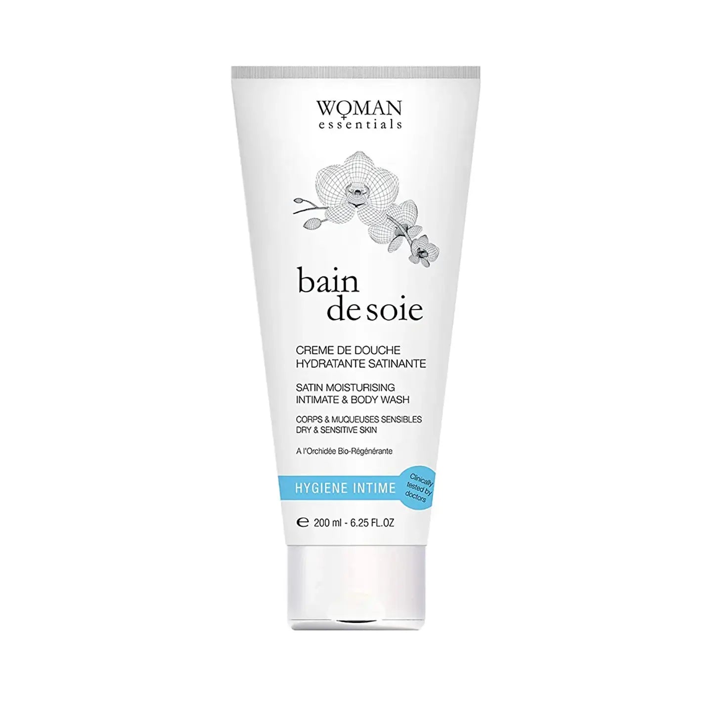 Woman Essentials Satin Moisturising Intimate & Body Wash 200 ml