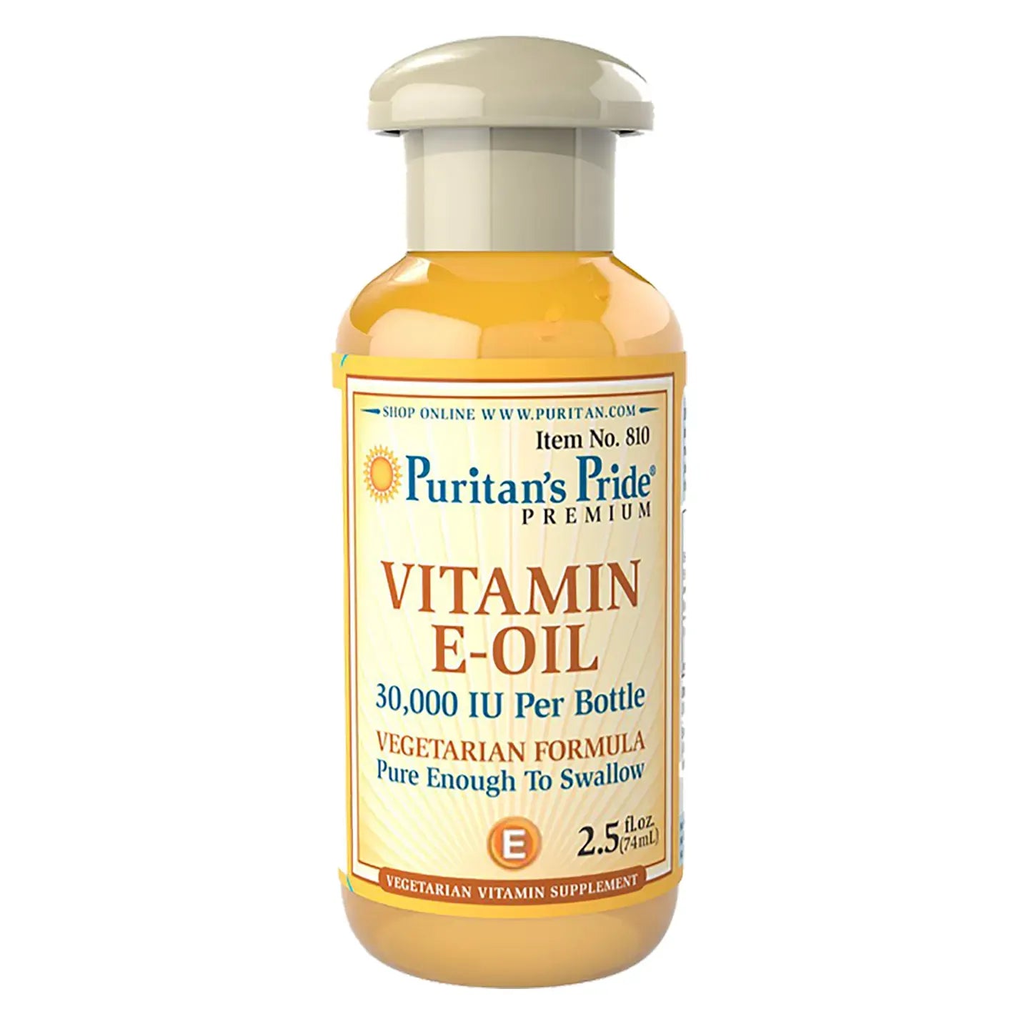 Puritan's Pride Vitamin E-Oil 30,000 IU 74ml