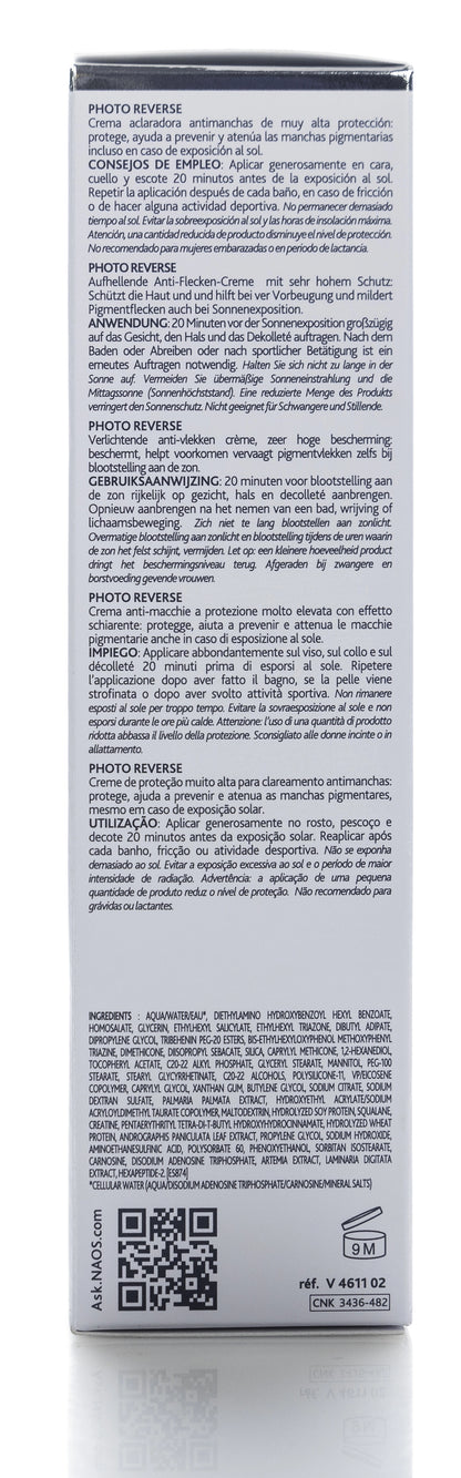 Institut Esthederm Photo Reverse Brightening Protective Anti-Dark Spots Face Care 50 ml
