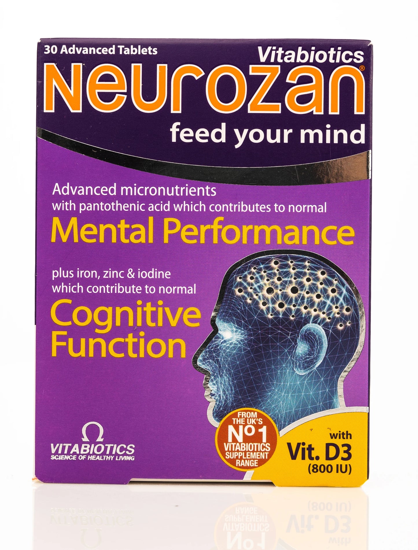 Vitabiotics Neurozan with Vit.D 800IU 30 Tablets
