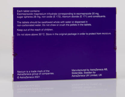 Nexium 20 Mg 14 Tablets