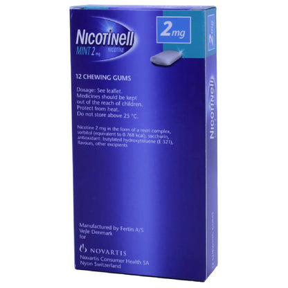 Nicotinell Mint 2Mg 12 Gum