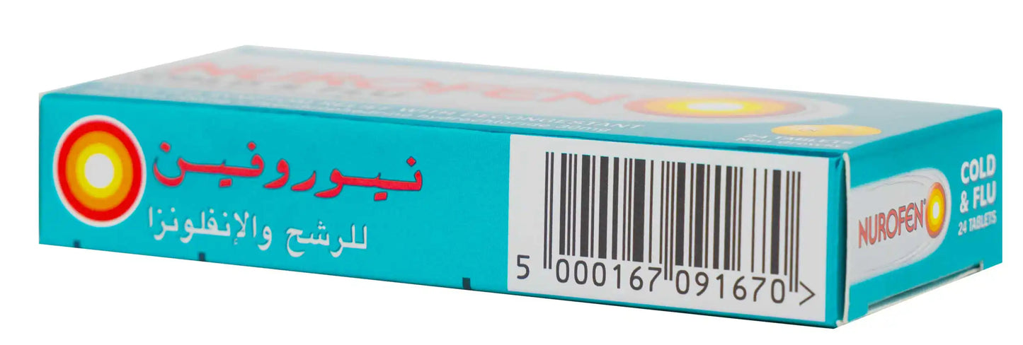 Nurofen Cold And Flu 24 Tablets
