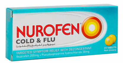 Nurofen Cold And Flu 24 Tablets