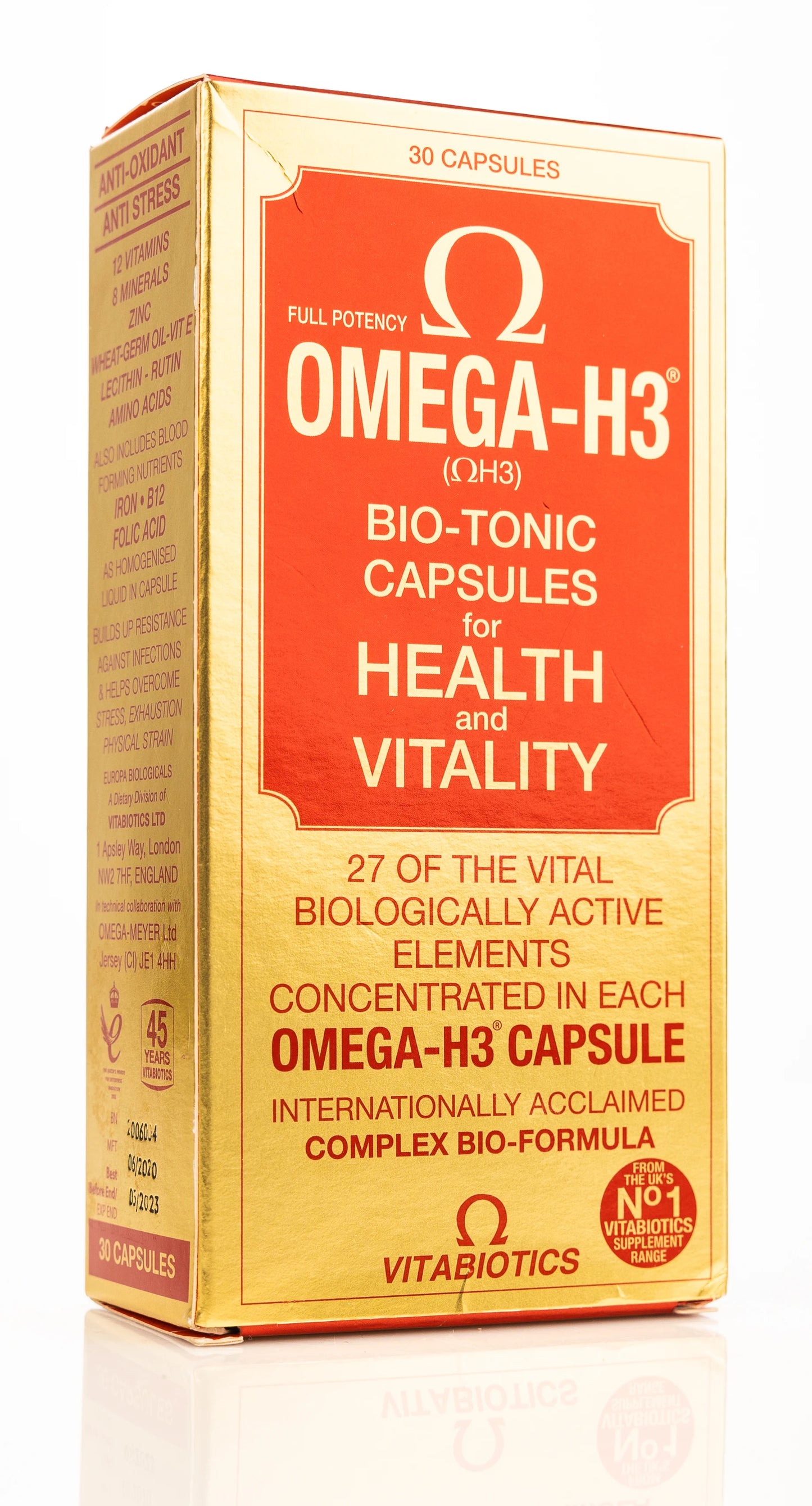 Vitabiotics Omega-H3 30 Capsules